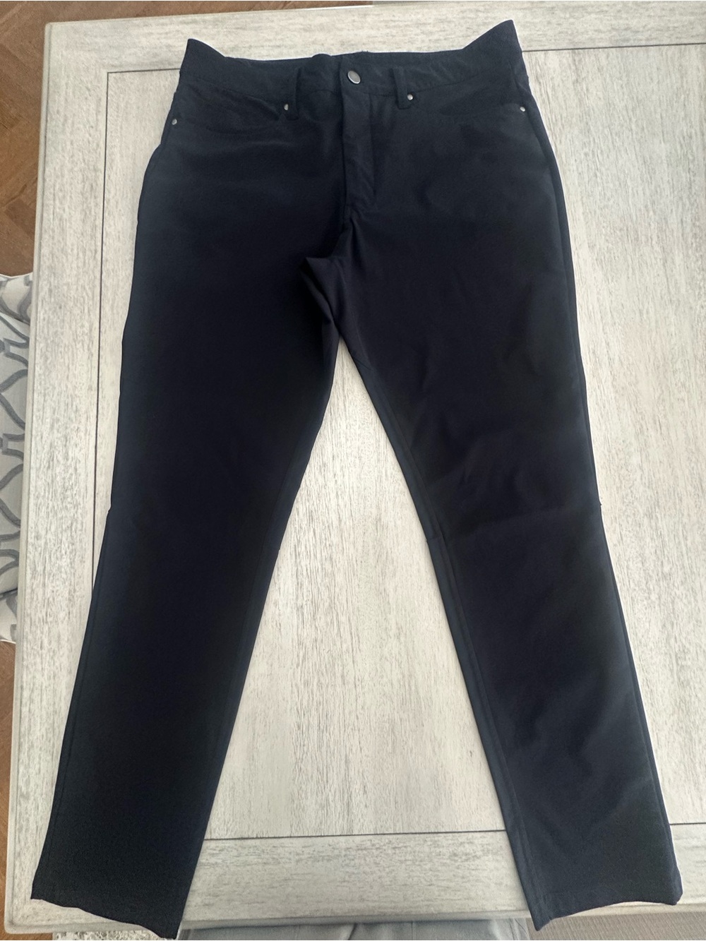 Cut’s Men's Black Stretch Slim Golf and Casual Wear Pants